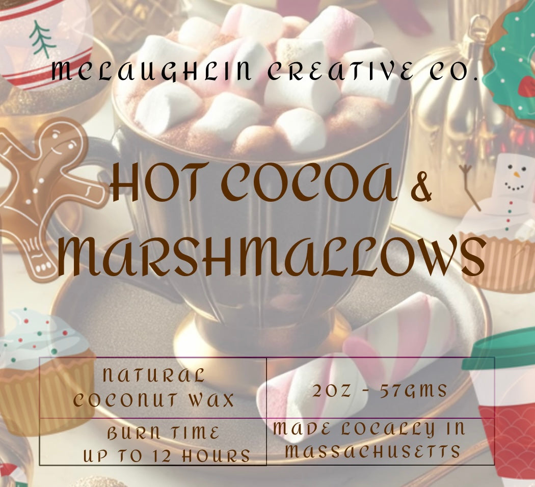 Hot Cocoa and Marshmallows Candle
