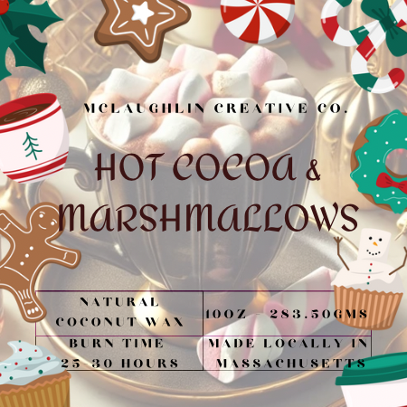 Hot Cocoa and Marshmallows Candle