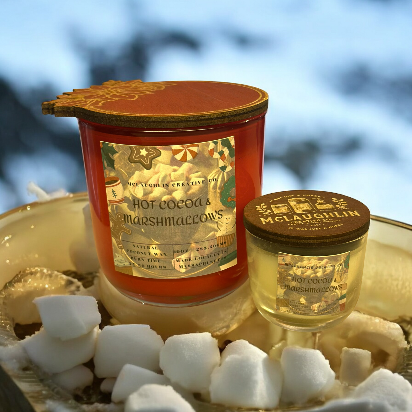 Hot Cocoa and Marshmallows Candle